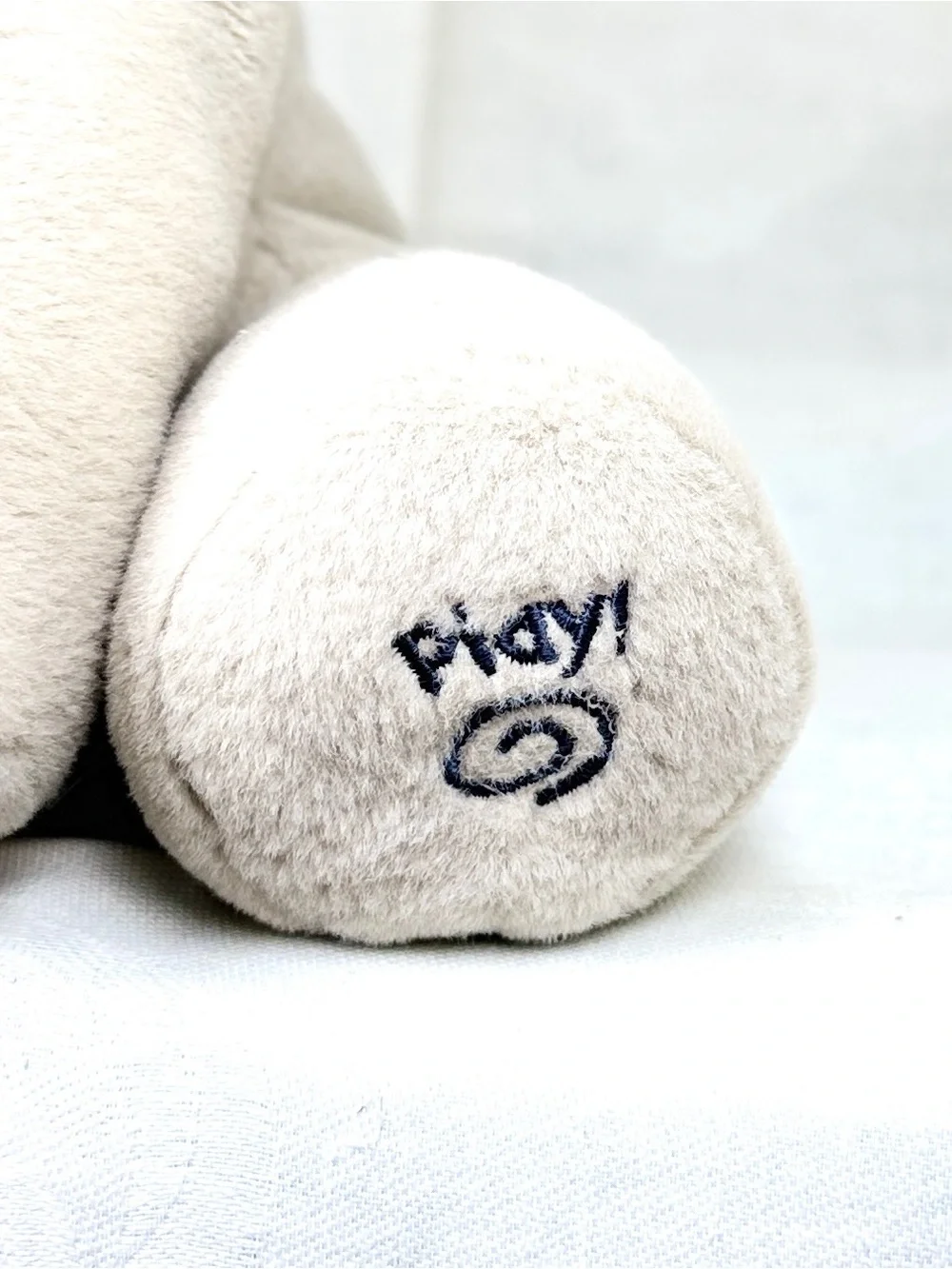 Baby Gund Plush Singing Peek-A-Boo Elephant - Gray
